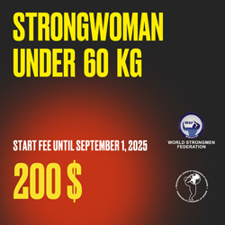 STRONGWOMAN Under 60 kg