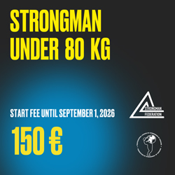 STRONGMAN Under 80 kg