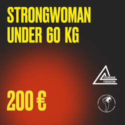 STRONGWOMAN Under 60 kg