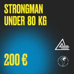 STRONGMAN Under 80 kg